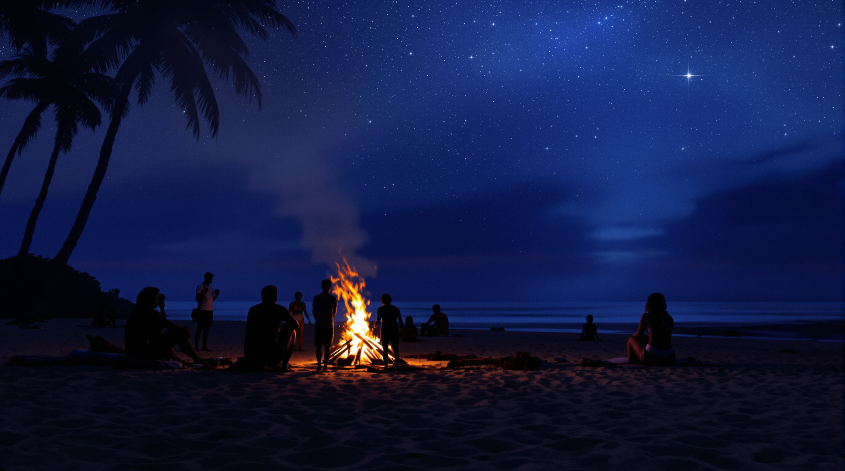 Coucher de soleil Boucan Canot Saint-Gilles-les-Bains Océan Indien La Réunion